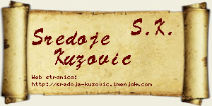 Sredoje Kuzović vizit kartica